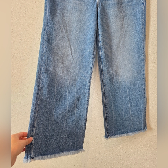 Loft High Rise Wide Leg Crop Jeans 10/30 - Picture 4 of 7